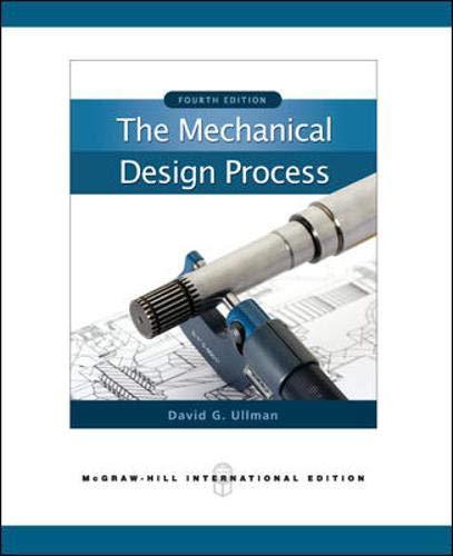 The Mechanical Design Process (Int'l Ed),Used