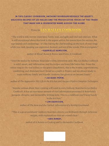 Anthony Bourdain'S Les Halles Cookbook: Strategies, Recipes, And Techniques Of Classic Bistro Cooking,Used