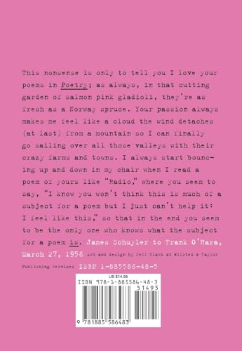 The Letters of James Schuyler to Frank O'Hara,Used