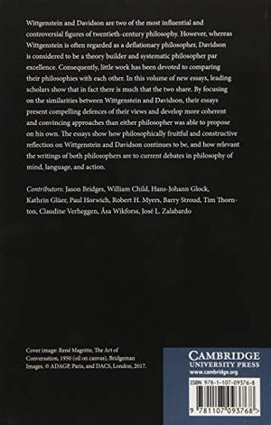 Wittgenstein and Davidson on Language, Thought, and Action,Used