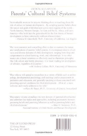 Parents' Cultural Belief Systems: Their Origins, Expressions, and Consequences,Used