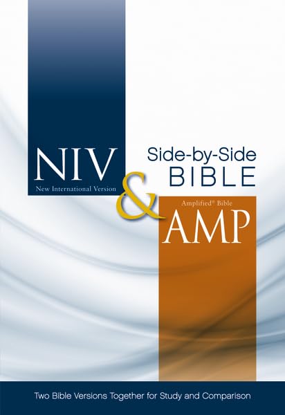 NIV, Amplified, Parallel Bible, Hardcover: Two Bible Versions Together for Study and Comparison,Used