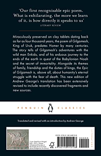 The Epic Of Gilgamesh (Penguin Classics),Used