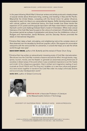 Cold War Orientalism: Asia In The Middlebrow Imagination, 19451961,New