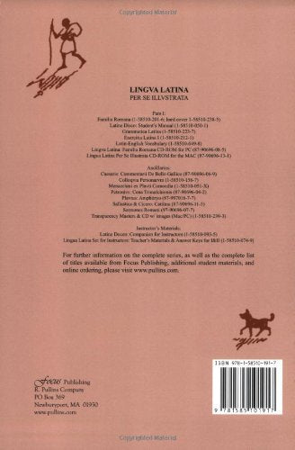 A College Companion Based: Based on Hans Orberg's Latine Disco, With Vocabulary and Grammar (Lingua Latina) (English and Latin E,Used