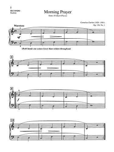 Easy Classical Piano Duets For Teacher And Student, Bk 1,New