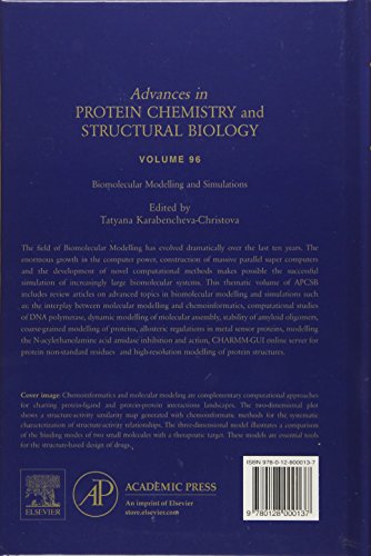 Biomolecular Modelling and Simulations (Volume 96) (Advances in Protein Chemistry and Structural Biology, Volume 96),Used
