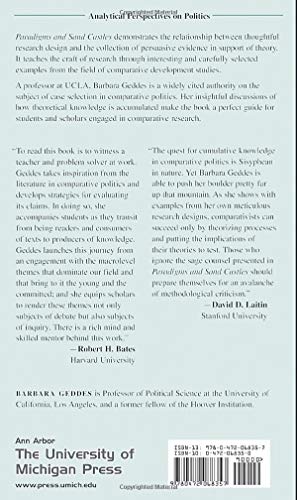 Paradigms And Sand Castles: Theory Building And Research Design In Comparative Politics (Analytical Perspectives On Politics),New