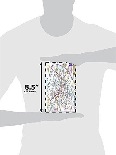 Streetwise Paris Metro Map  Laminated Metro Map of Paris, France (Michelin Streetwise Maps),Used