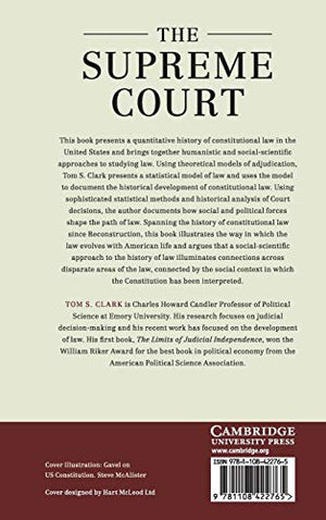The Supreme Court: An Analytic History of Constitutional Decision Making (Political Economy of Institutions and Decisions),Used