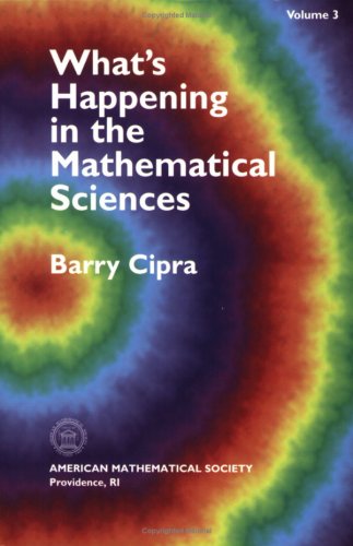 What'S Happening In The Mathematical Sciences, Volume 3,Used