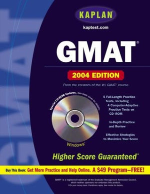Kaplan GMAT 2004 with CDROM,Used