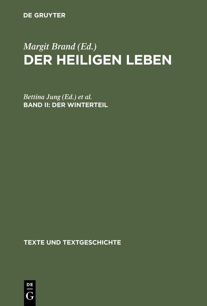 Der Winterteil (Texte und Textgeschichte, 51) (German Edition),Used