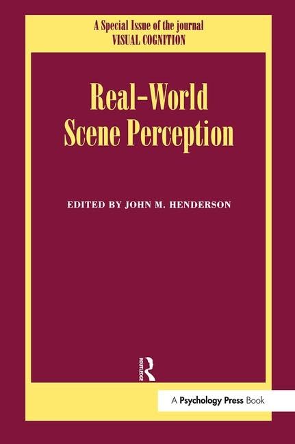 Real World Scene Perception: A Special Issue of Visual Cognition (Special Issues of Visual Cognition),Used