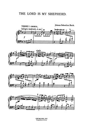 Cantata No. 112  The Lord Is My Shepherd (Der Herr ist mein getreuer Hirt): SATB with SATB Soli (Kalmus Edition),Used