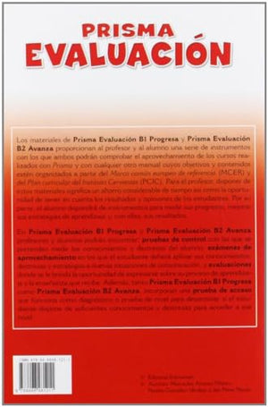 Prisma Evaluacin B1 / B2 (Evaluacion/ Test) (Spanish Edition),Used