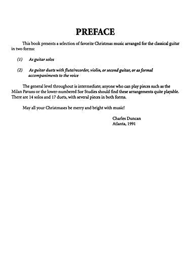 Christmas with Classical Guitar Solos & Duets,Used