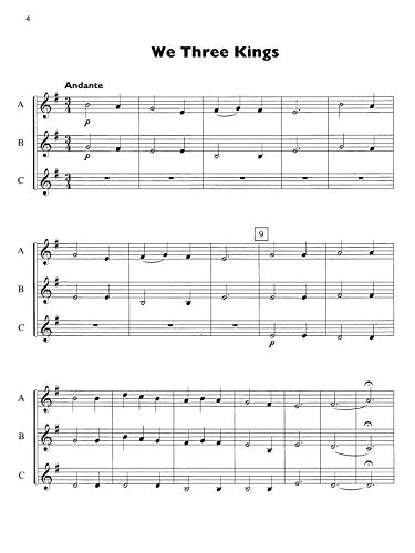 Yamaha Christmas Ensembles: B Flat Trumpet, Baritone T.C. (Yamaha Band Method),Used