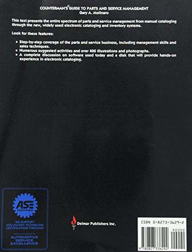 Counterman's Guide to Parts and Service Management,Used