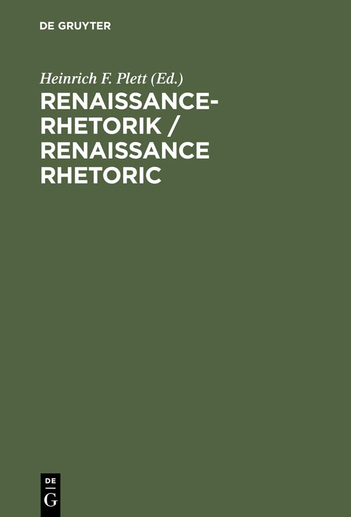 Renaissancerhetorik / Renaissance Rhetoric,Used
