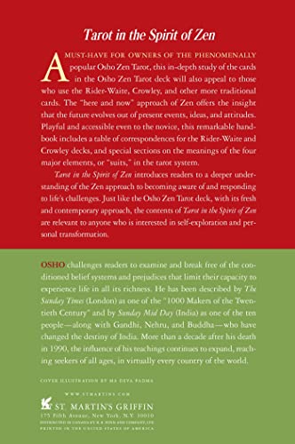 Tarot In The Spirit Of Zen: The Game Of Life,New