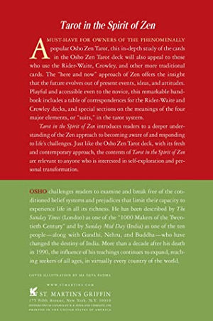 Tarot In The Spirit Of Zen: The Game Of Life,Used