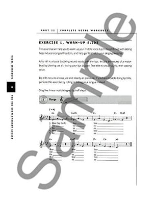 Vocal Workouts For The Contemporary Singer Book/Online Audio,New