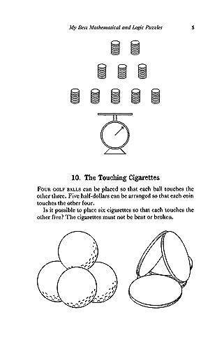 My Best Mathematical and Logic Puzzles (Dover Recreational Math) (Dover Math Games & Puzzles),New