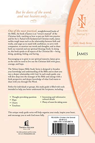 James: Faith Without Works (Nelson Impact Bible Study Series),Used