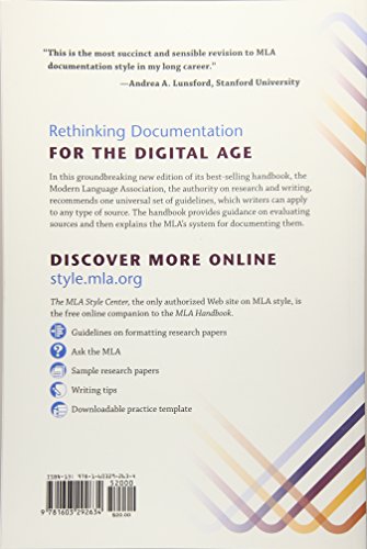 MLA Handbook,New