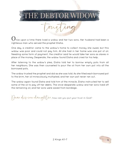 Dear Divine Daughter: Inspiring Stories of Bible Women,Used