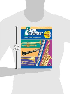 Accent On Achievement, Bk 1: Combined Percussions.D., B.D., Access. & Mallet Percussion, Book & Online Audio/Software