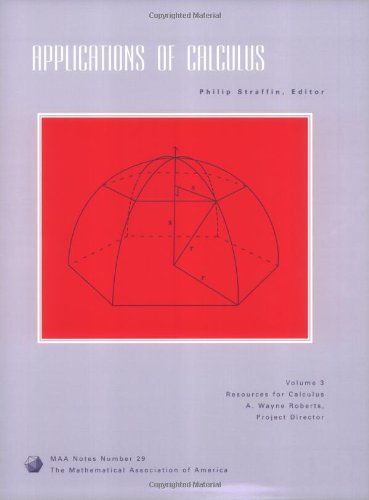 Applications of Calculus (Classroom Resource Materials),Used
