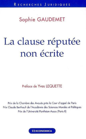 La clause rpute non crite,Used