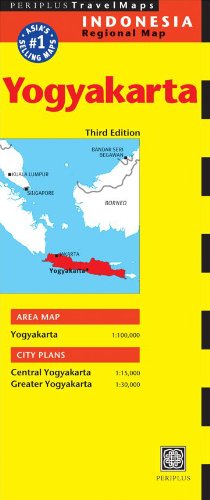 Yogyakarta Travel Map Third Edition (Indonesia Regional Maps),Used