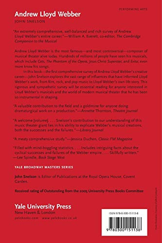 Andrew Lloyd Webber (Yale Broadway Masters Series),New