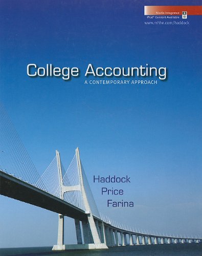 College Accounting: A Contemporary Approach,Used