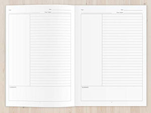 Cornell Notes Notebook: Note Taking with College Ruled Lines, Index and Numbered Pages, Tropical Floral,Used