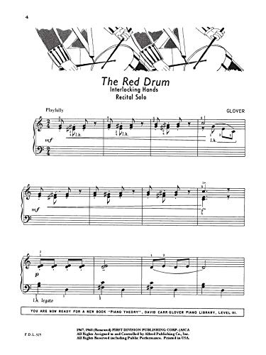 Piano Student: Level 3 (David Carr Glover Piano Library),Used