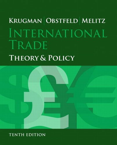 International Trade: Theory And Policy (10Th Edition),New