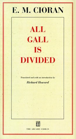 All Gall is Divided: Aphorisms,Used