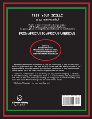 From African to AfricanAmerican: Word Searches That Trace Our Transformation,Used