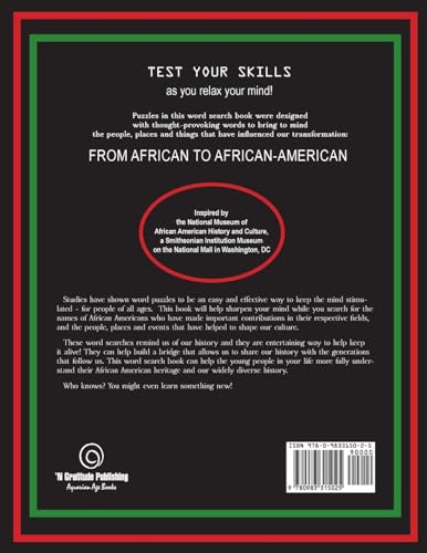 From African to AfricanAmerican: Word Searches That Trace Our Transformation,Used