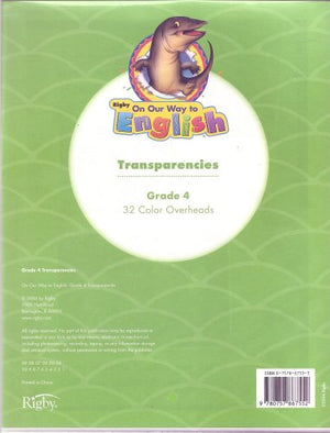 On Our Way to English Transparencies Grade 4: Themes 18,Used
