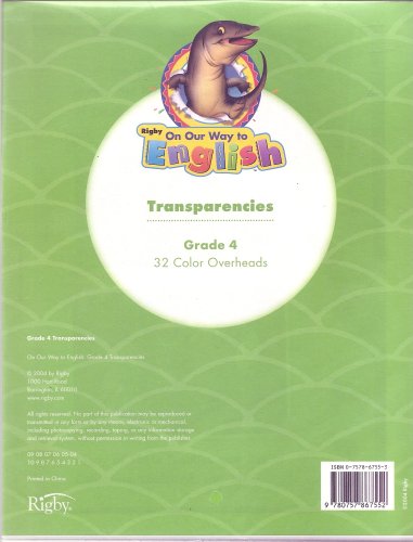 On Our Way to English Transparencies Grade 4: Themes 18,Used