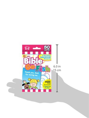 Bible Go Fish Christian 50Count Game Cards (I'M Learning The Bible Flash Cards)