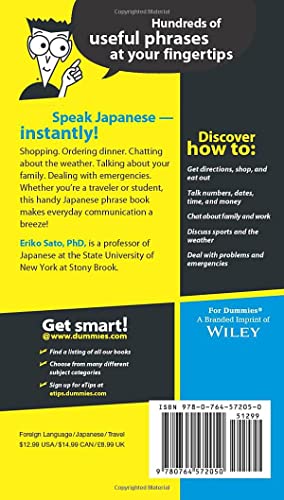 Japanese Phrases For Dummies,Used