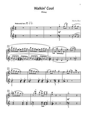 Jazz, Rags & Blues for Two, Bk 5: 4 Original Duets for Early Advanced Pianists,Used