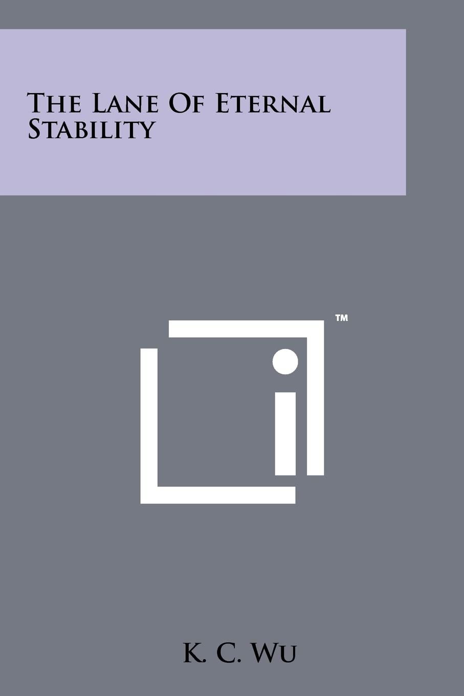 The Lane of Eternal Stability,Used