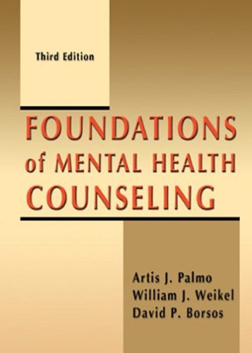 Foundations of Mental Health Counseling,New